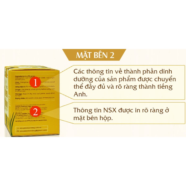 Nước yến sào Thiên Thủy có đường vị lá dứa loại 1 lọ -Y079 A3