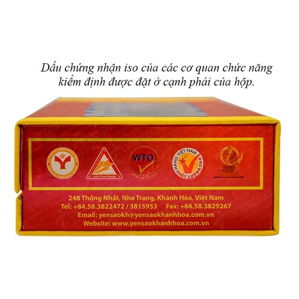 Yến hồng nguyên chiếc Khánh Hòa hộp 100g-Y006 A3