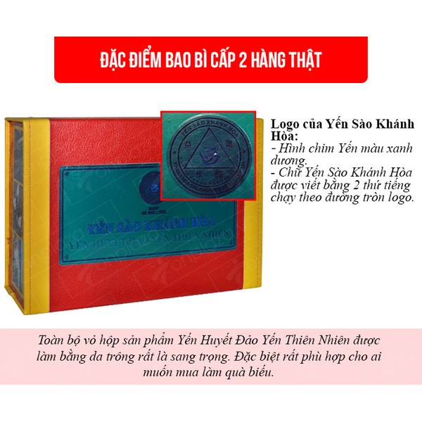 Yến hồng nguyên chiếc Khánh Hòa hộp 100g-Y007 A1