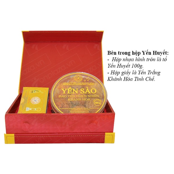 Yến hồng nguyên chiếc Khánh Hòa hộp 100g-Y007 A3
