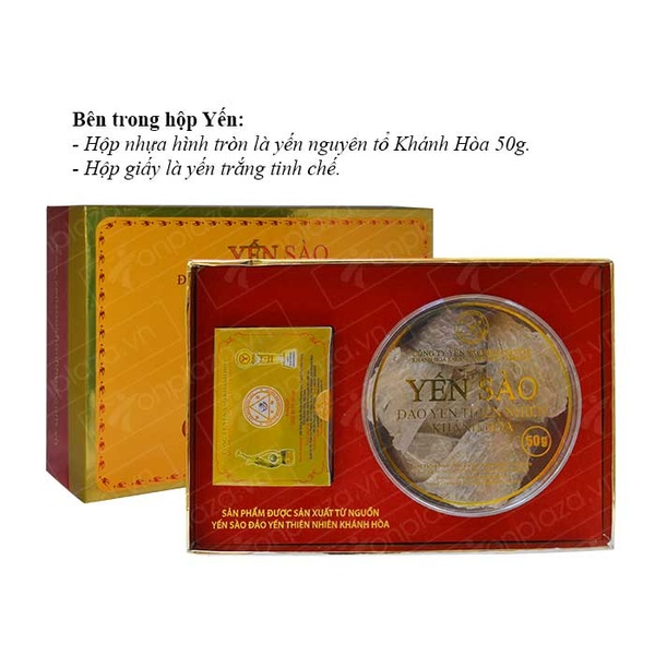 Yến nguyên tổ khánh Hòa hộp 50g TP5 -Y008 A2