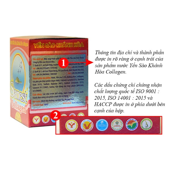 Nước yến sanest collagen 70ml 1 lọ-Y032-A3