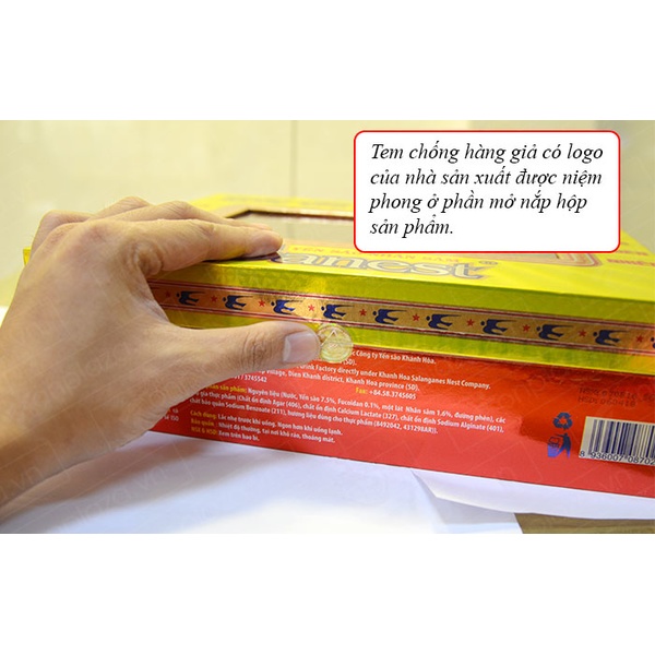 Nước yến sanest nhân sâm (6 lọ/h)-Y068 A7