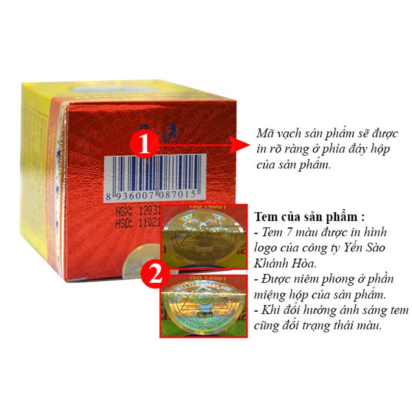 Nước yến sanest nhân sâm 70ml 1 lọ-Y031-A4