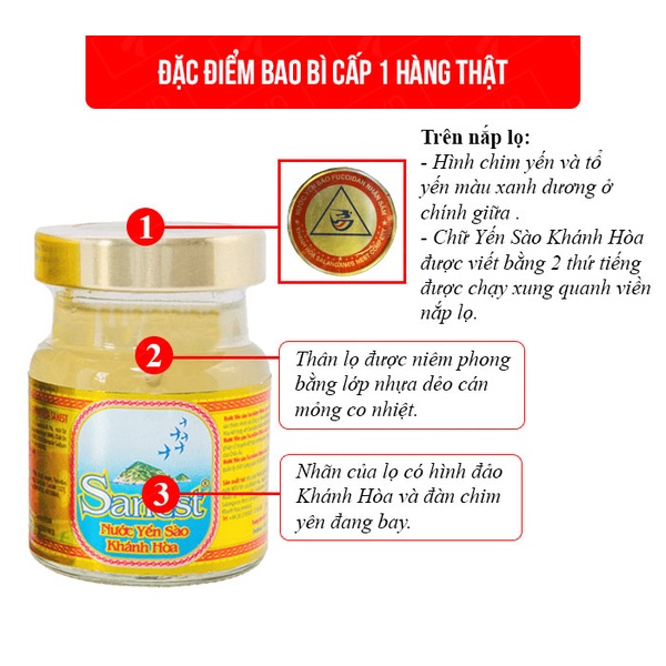 Nước yến sanest nhân sâm 70ml 1 lọ-Y031-A5