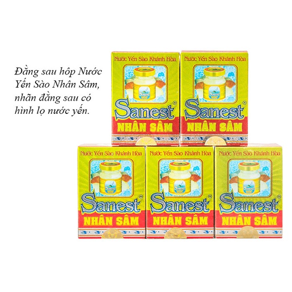 Nước yến sanest nhân sâm 70ml 1 lọ-Y031-A6