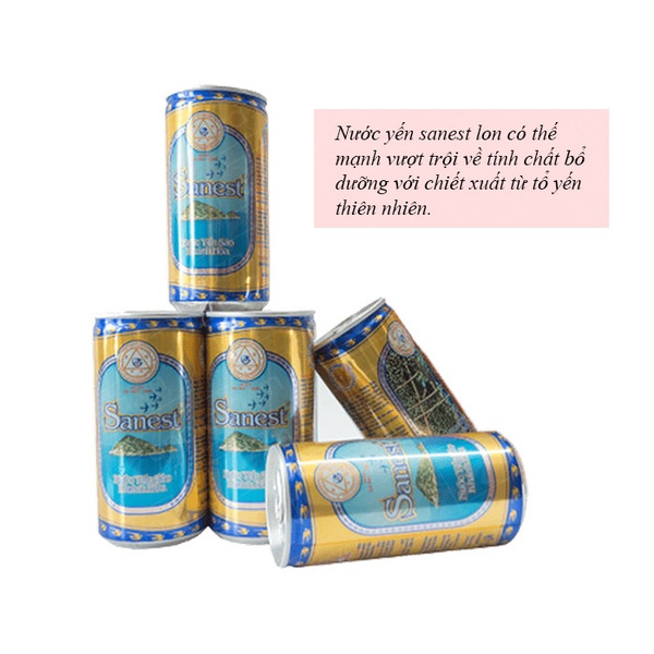 Nước yến Sanest dạng lon  (190ml/lon) -Y052 A4