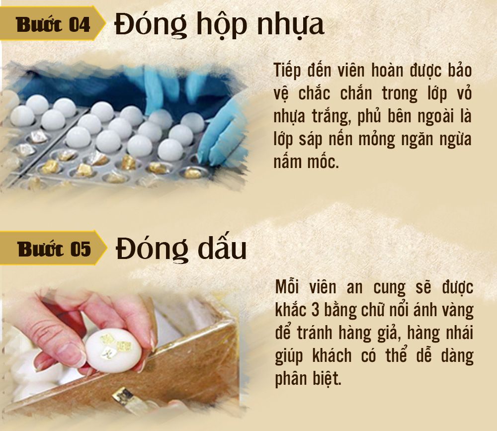 An cung ngưu hộp thiếc đỏ 1 viên