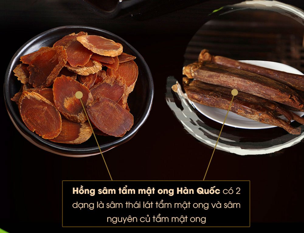 Hồng sâm thái lát tẩm mật ong 6 năm tuổi cao cấp Bio Apgold Hàn Quốc NS030