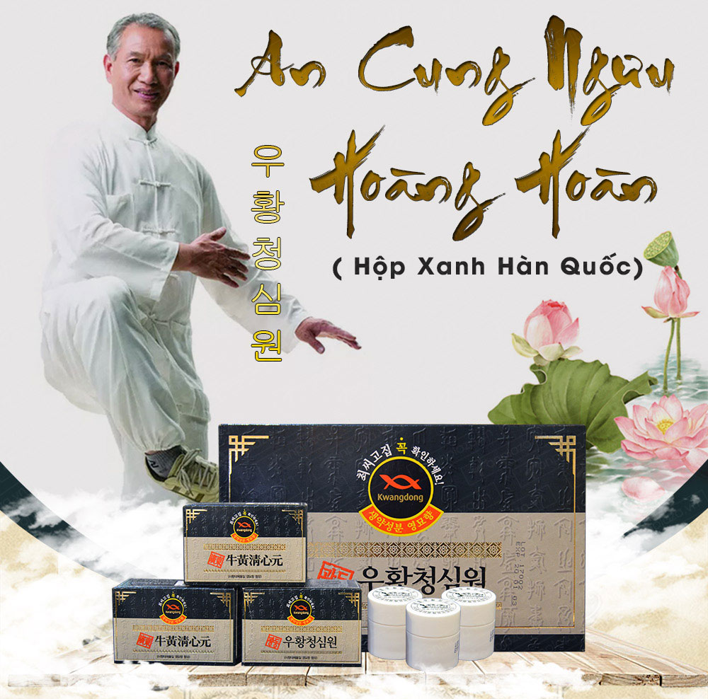 Kiện não hoàn hộp xanh Hàn Quốc