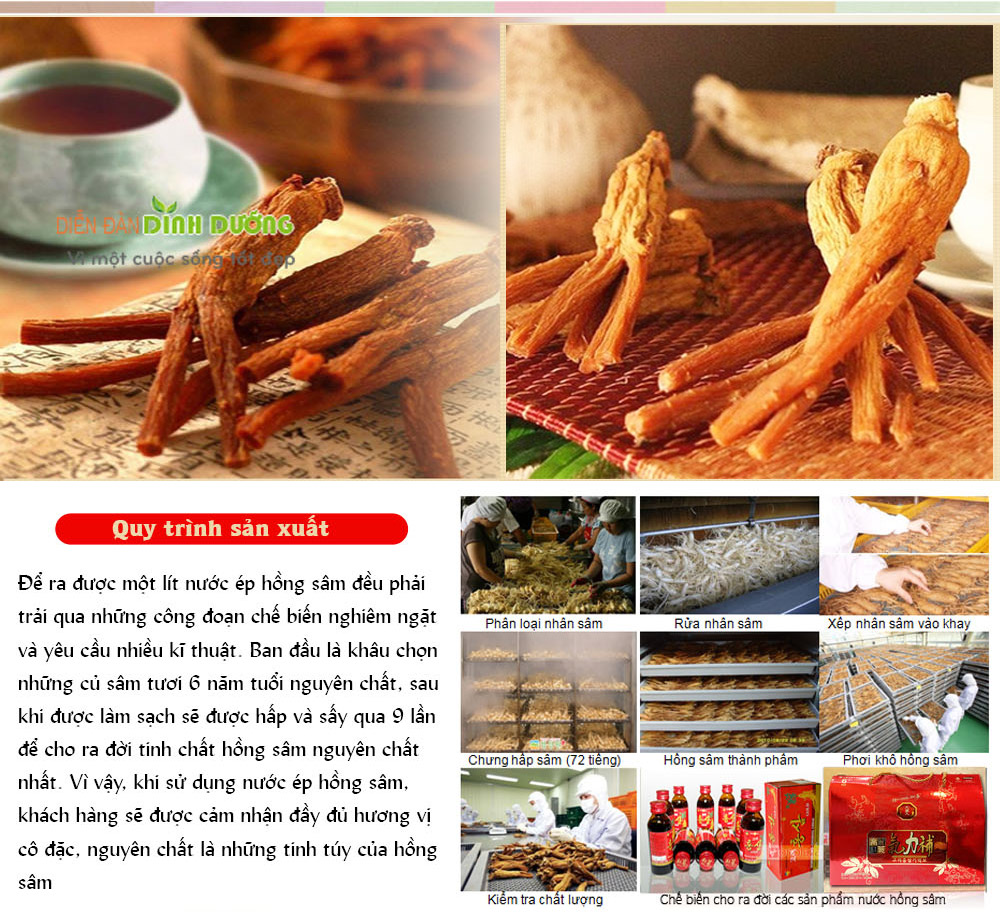 Nước uống hồng sâm KGS Hàn Quốc cao cấp loại có củ NS049-3