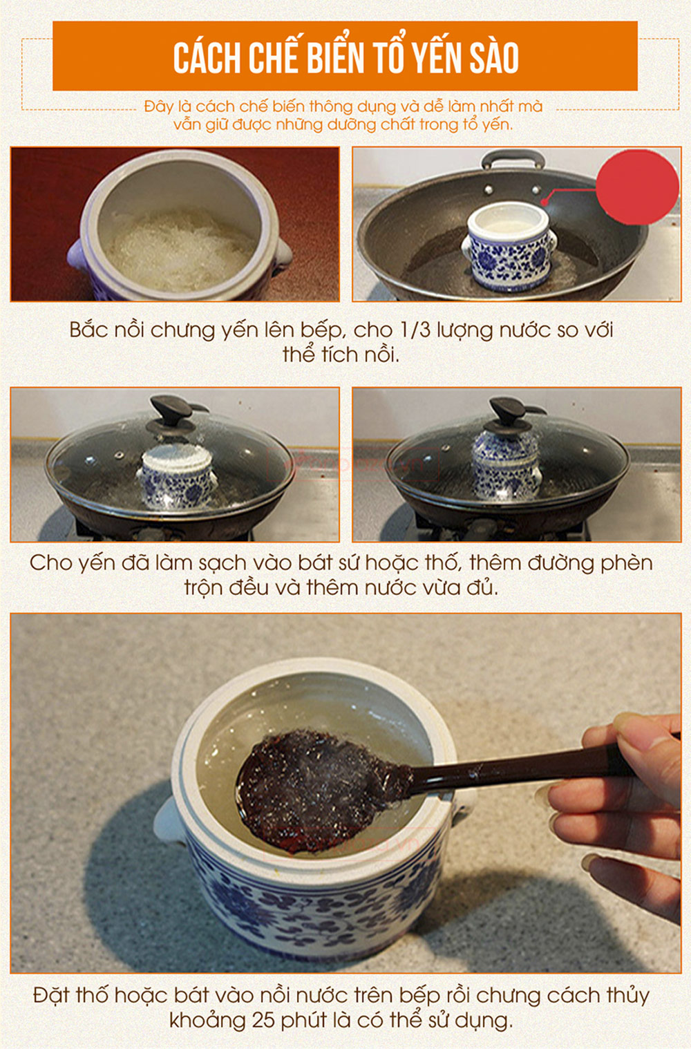 Tổ yến hồng sơ chế thượng hạng