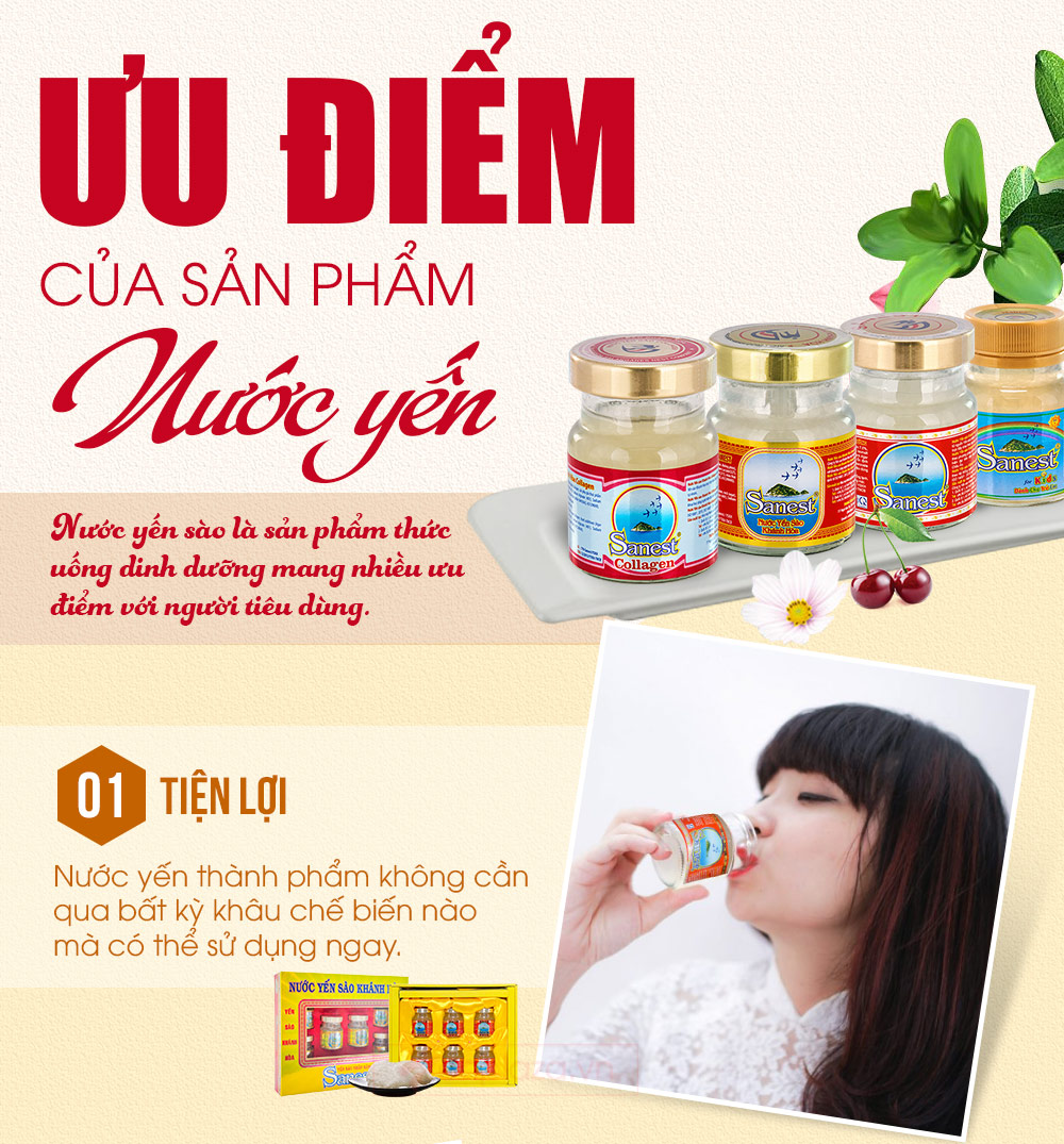 Nước yến sanest nhân sâm 70ml 1 lọ