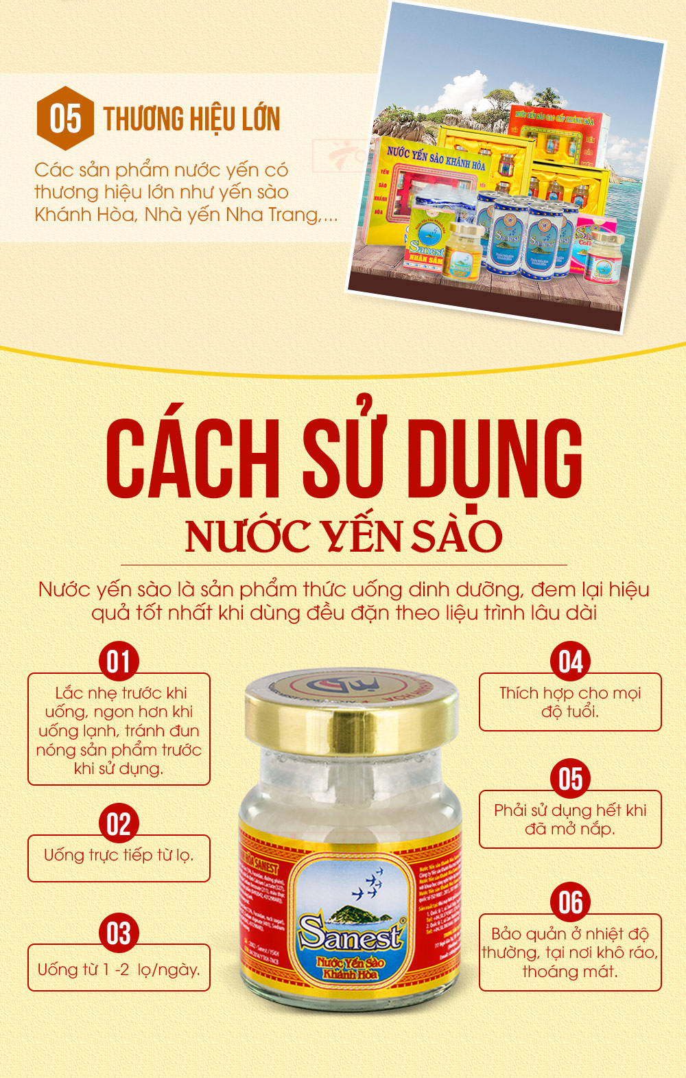 Nước yến sanest nhân sâm 70ml 1 lọ