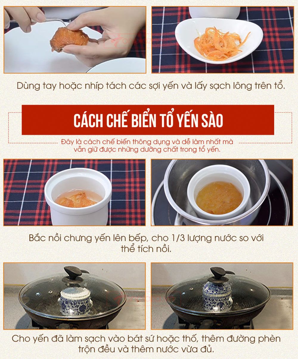 Hộp quà biếu tổ yến huyết tinh chế thượng hạng loại 100g Y061-15