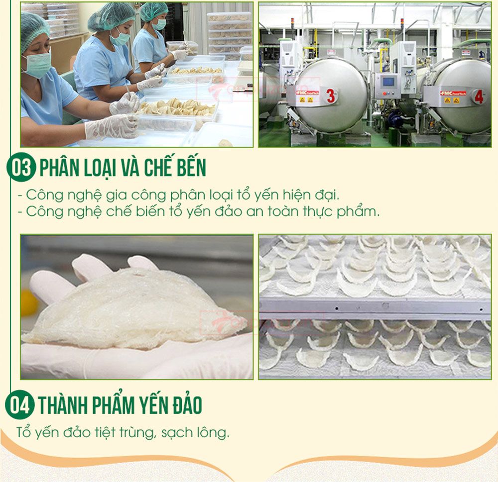 Hộp quà biếu tổ yến trắng tinh chế thượng hạng cao cấp loại 1 hộp 100g Y063-12