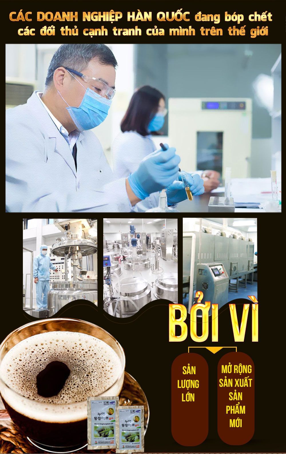 Nước ĐTHT hộp quà biếu gỗ vàng 60 gói cao cấp Hàn Quốc D043 2