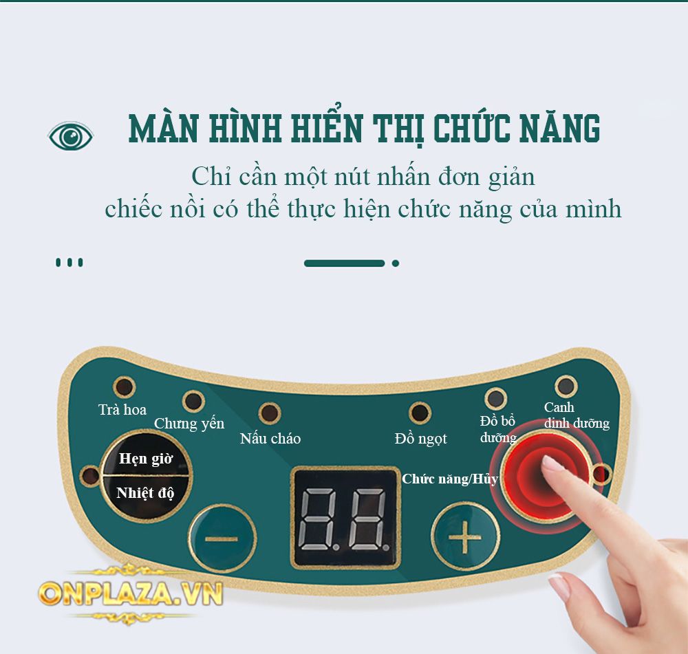 Nồi trưng yến đa năng gốm sứ cao cấp 05