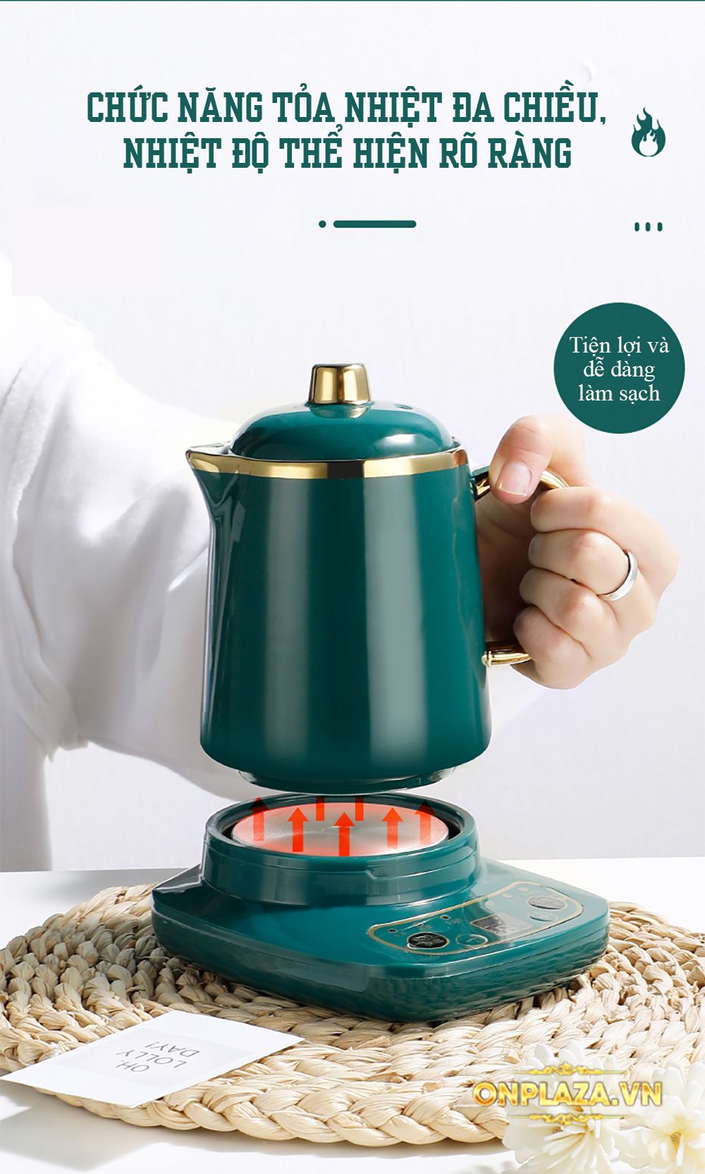 Nồi trưng yến đa năng gốm sứ cao cấp 09