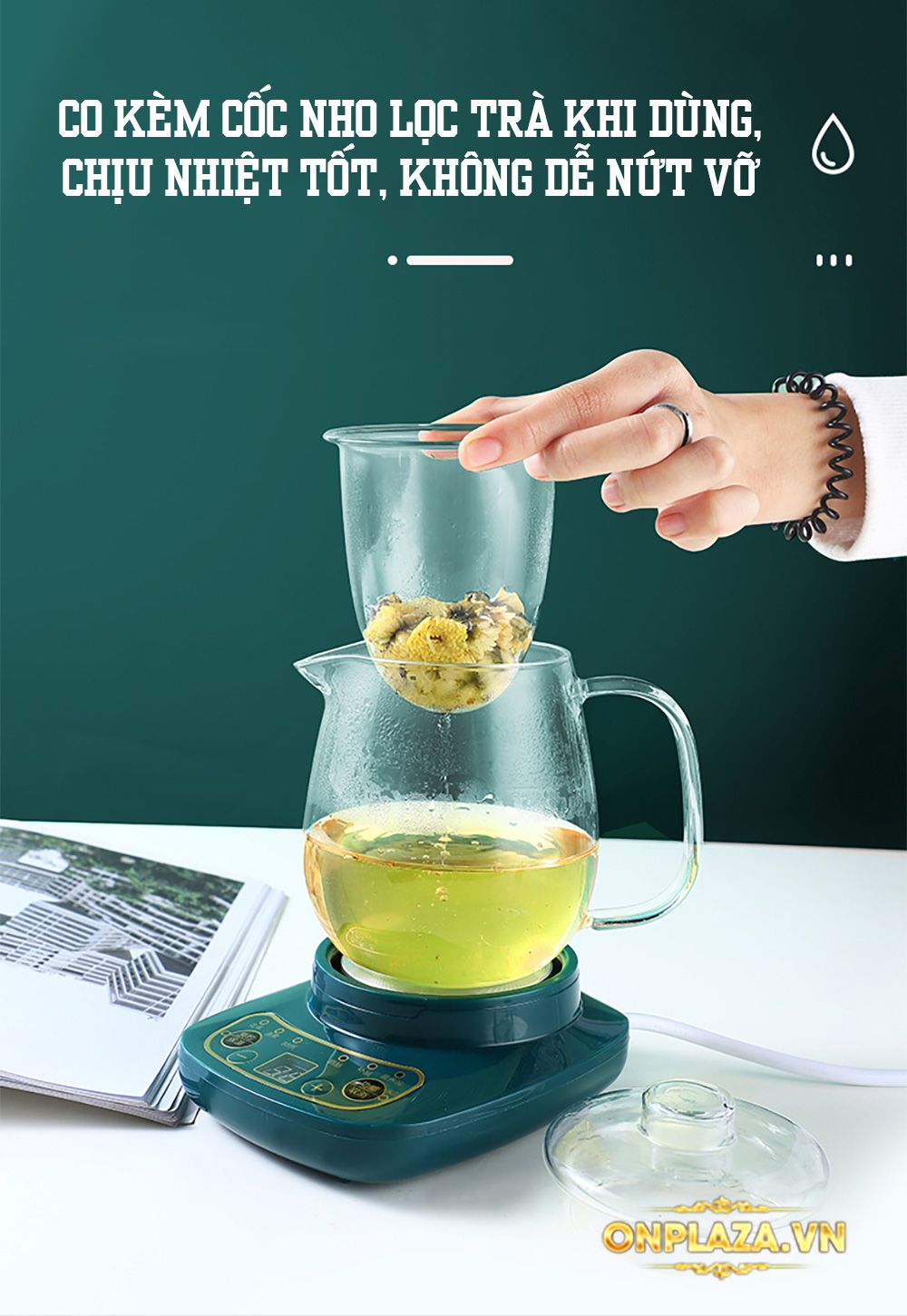 Nồi trưng yến đa năng gốm sứ cao cấp 11