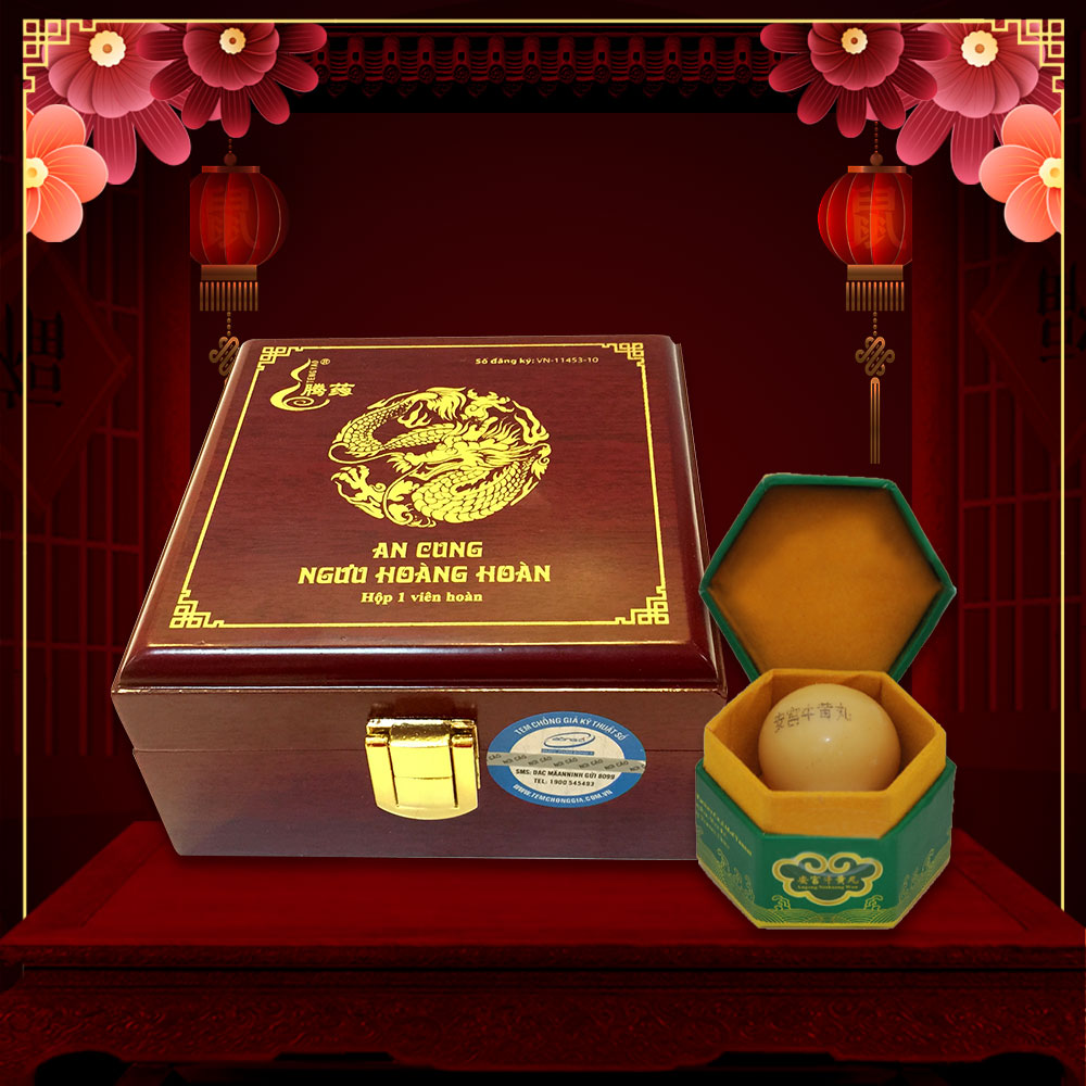 An Cung Ngưu Hoàng Hoàn (nhập khẩu chính hãng) – hộp 1 viên