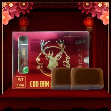 Hộp quà biếu Cao Ban Long Sibiri cao cấp đóng gói 100g/hộp