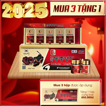 POCHEON Cao linh chi đông trùng Hàn Quốc cao cấp hộp 5 lọ L292