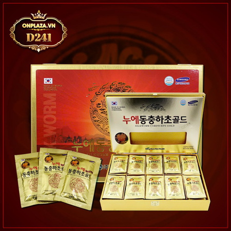 Nước đông trùng hạ thảo 60 gói Gold King Kangwa Hàn Quốc D241