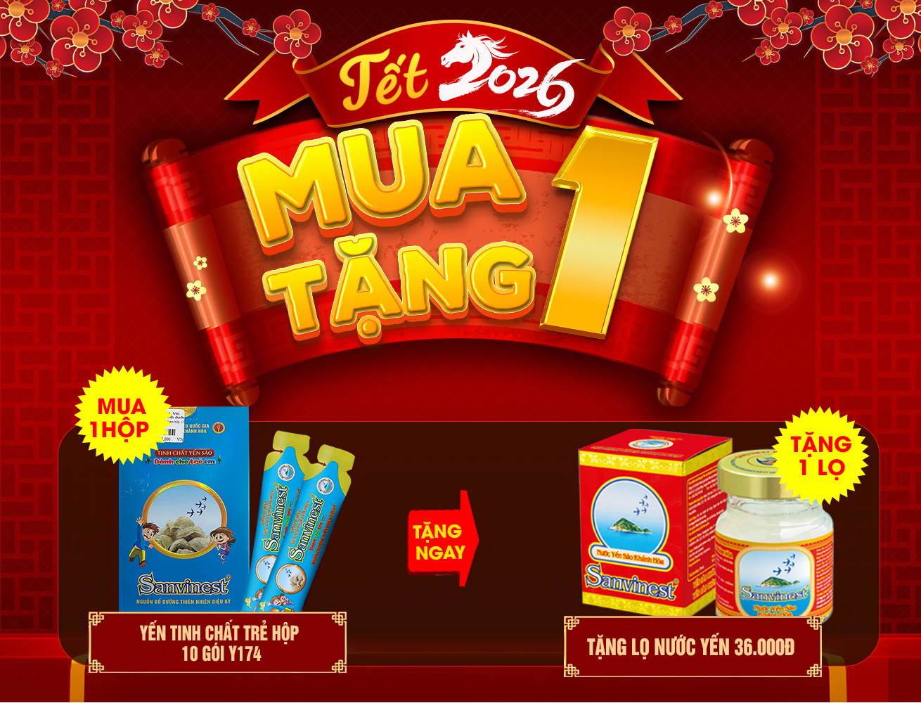 Yến tinh chất trẻ em cao cấp hộp 10 gói Y174
