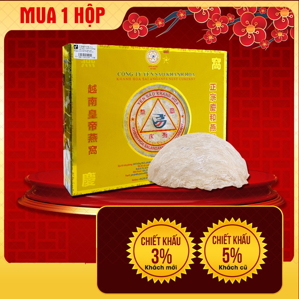Yến trắng tinh chế Khánh Hòa hộp 100g Y014 | Onplaza