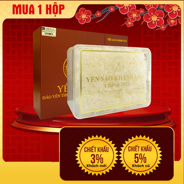 Quà biếu yến trắng tinh chế Khánh Hòa quà tặng 100g (H014G) Y017