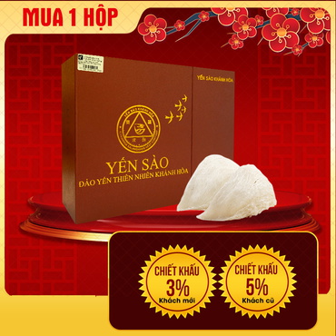 Yến tinh chế Khánh Hòa hộp quà tặng 50g Y018 (H015G)