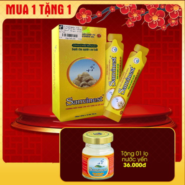 Yến tinh chế người cao tuổi cao cấp hộp 10 gói Y176