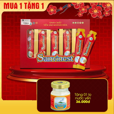 Hộp quà tinh chất yến sào Khánh Hòa 75% yến 15 túi Y179