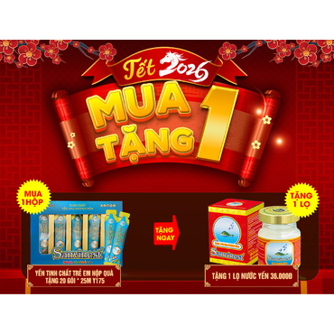 Yến tinh chất trẻ em hộp quà tặng 15 gói Y175