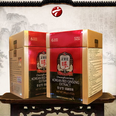 Hộp quà Cao Hồng Sâm Chính Phủ KGC Global Extract Lọ 240g NS450