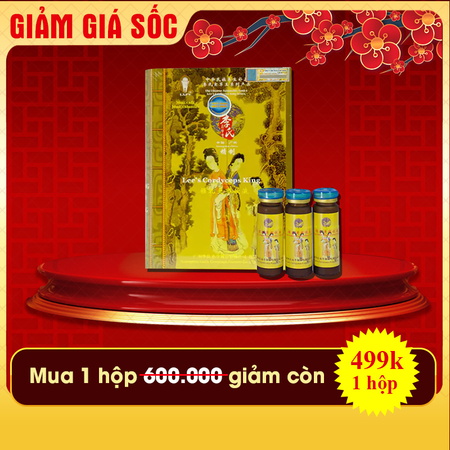 Nước Đông Trùng Hạ Thảo 3 Cô Tiên Hòa Nguyên Đường D016