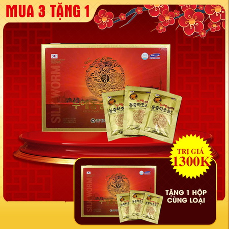 Nước đông trùng hạ thảo 60 gói Gold King Kangwa Hàn Quốc D241