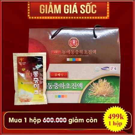 Nước Đông Trùng Hạ Thảo 3 Cô Tiên Hòa Nguyên Đường D016