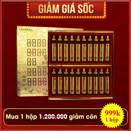Tinh Chất Đông Trùng Hạ Thảo Hàn Quốc cao cấp Dạng Ống D045