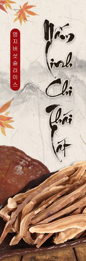 Nấm linh chi thái lát