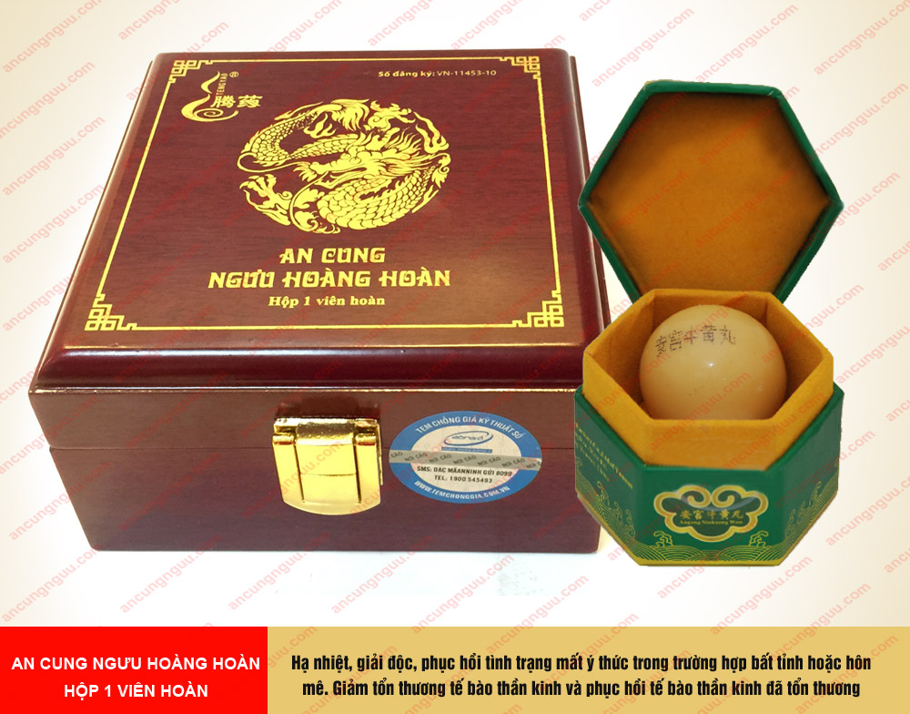 An cung ngưu hoàng hoàn Đông Á A028 a1