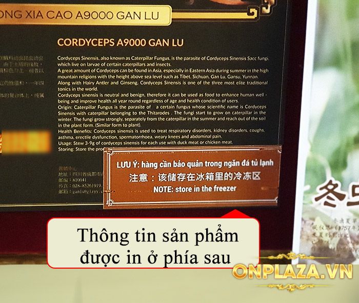 Đông trùng hạ thảo nguyên con Tây Tạng loại 20g/hộp D003 7