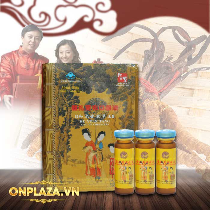 Đông Trùng Hạ Thảo Dạng Nước 3 Cô Tiên Hòa Nguyên Đường D016 1