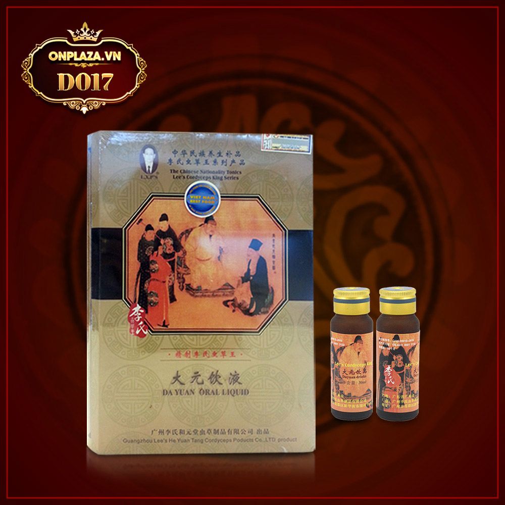 ​​Nước Uống Đông Trùng Hạ Thảo Ông Già Đại Nguyên Nhập Khẩu D017