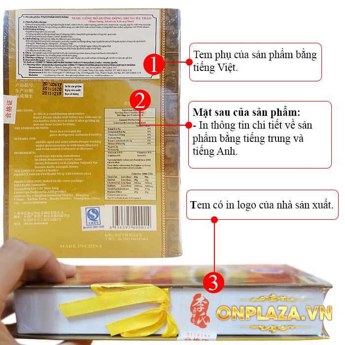 ​​Nước Uống Đông Trùng Hạ Thảo Ông Già Đại Nguyên Nhập Khẩu D017 4