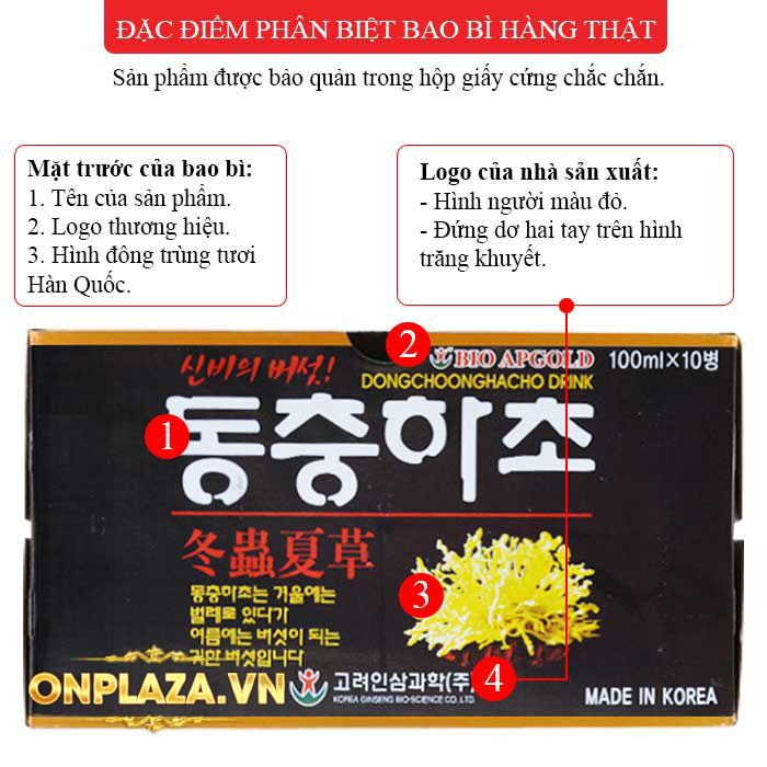 Nước Uống Đông Trùng Hạ Thảo Bio Apgold D020 1