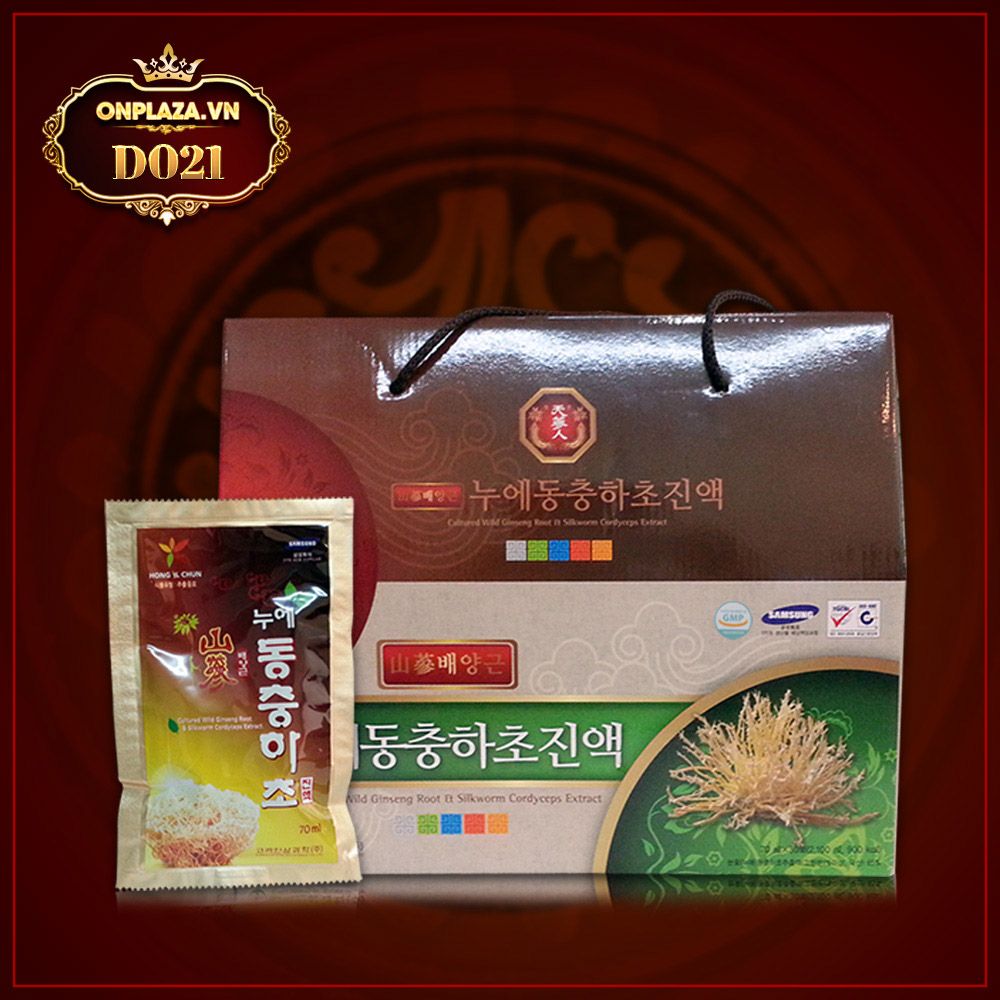 Đông Trùng Hạ Thảo Dạng Nước (Tinh Chất) Hàn Quốc D021