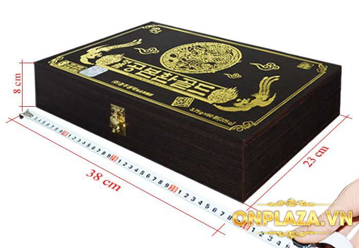 Đông trùng hạ thảo Hàn Quốc 60 viên hộp gỗ cao cấp D023 5