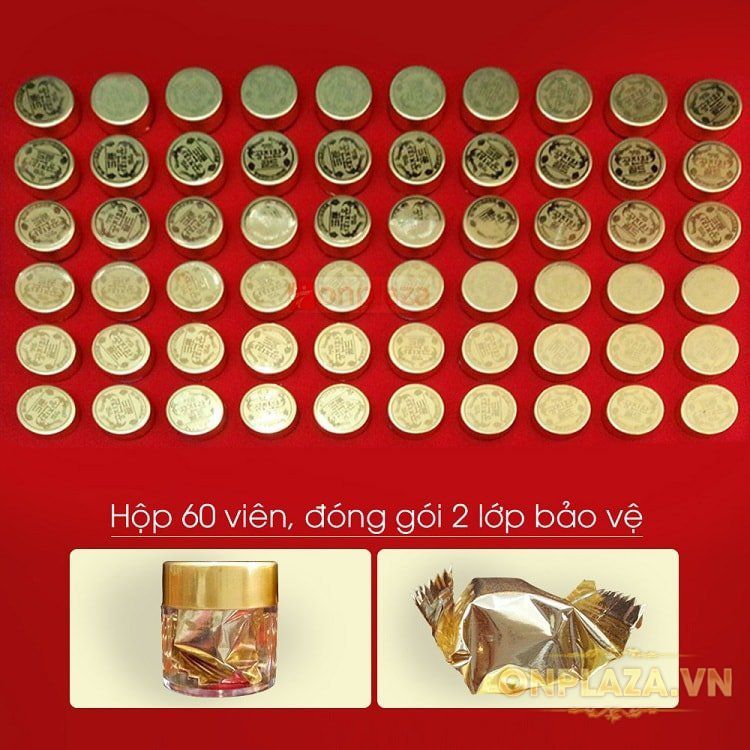 Đông trùng hạ thảo Hàn Quốc 60 viên hộp gỗ cao cấp D023 7